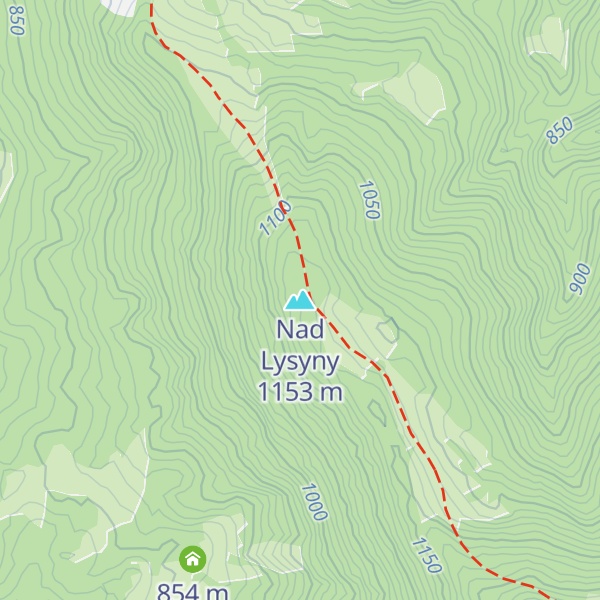 Map of Nad Lysyny