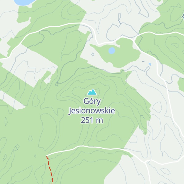 Map of Góry Jesionowskie