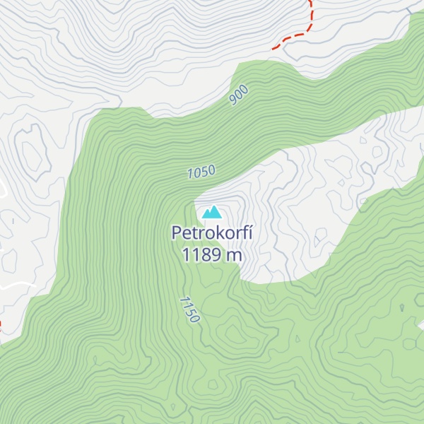 Map of Petrokorfí