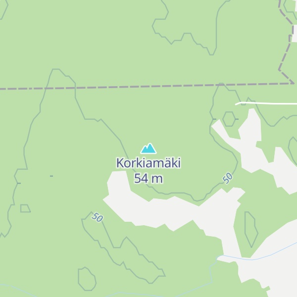 Map of Korkiamäki