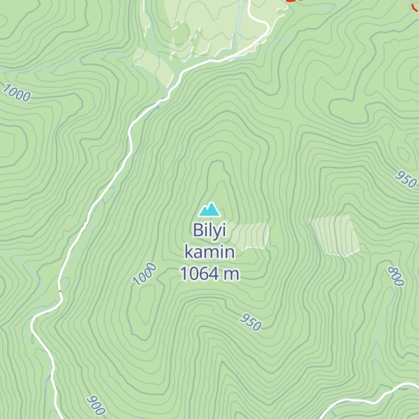 Map of Bilyi kamin
