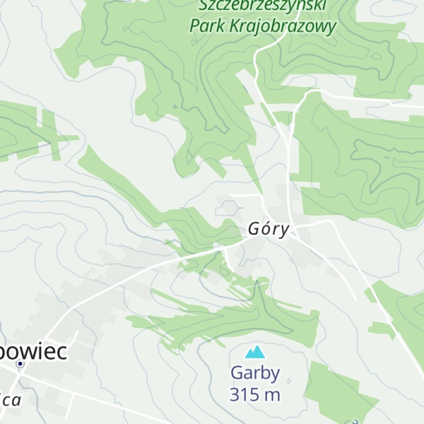 Map of Tokarzowa Górka