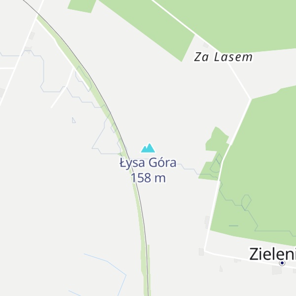 Map of Łysa Góra