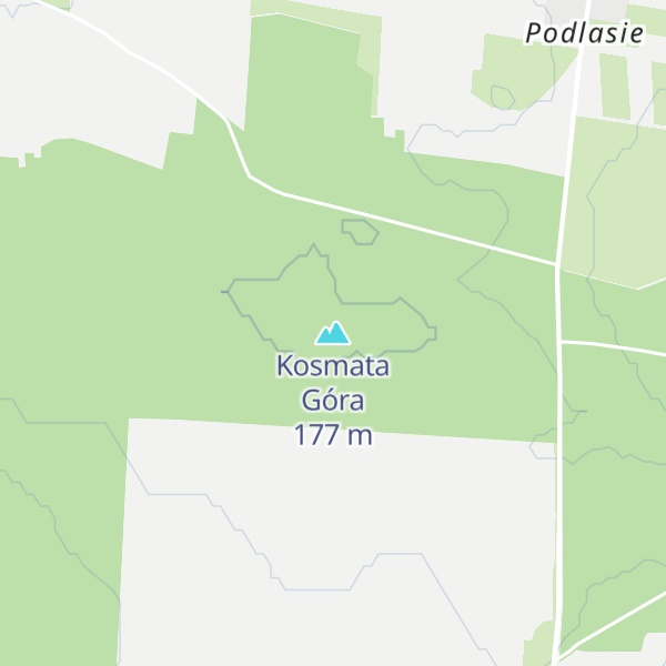 Map of Kosmata Góra