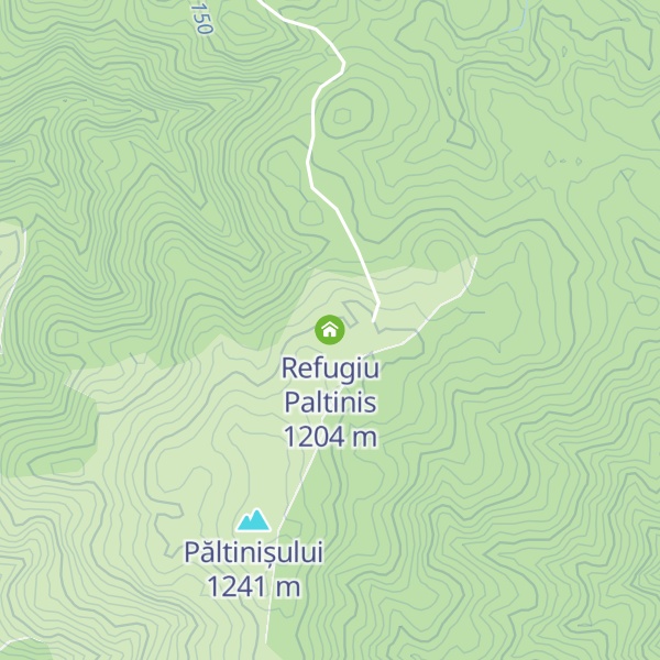 Map of Refugiu Paltinis