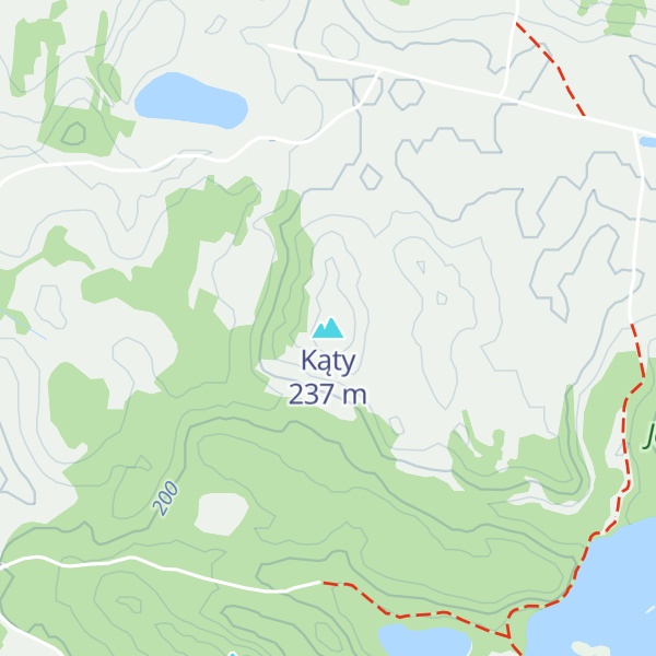 Map of Kąty
