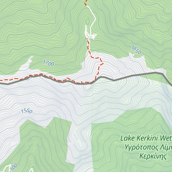 Map of Κωνική Κορυφή / Semer Kaјas