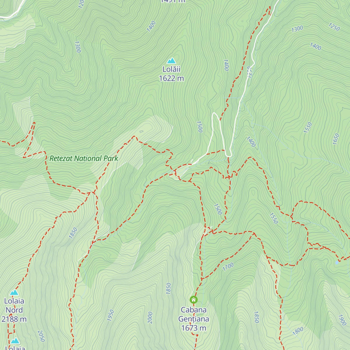 Cabana Pietrele map