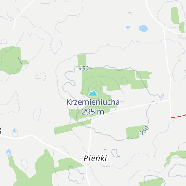 Map of Krzemieniucha