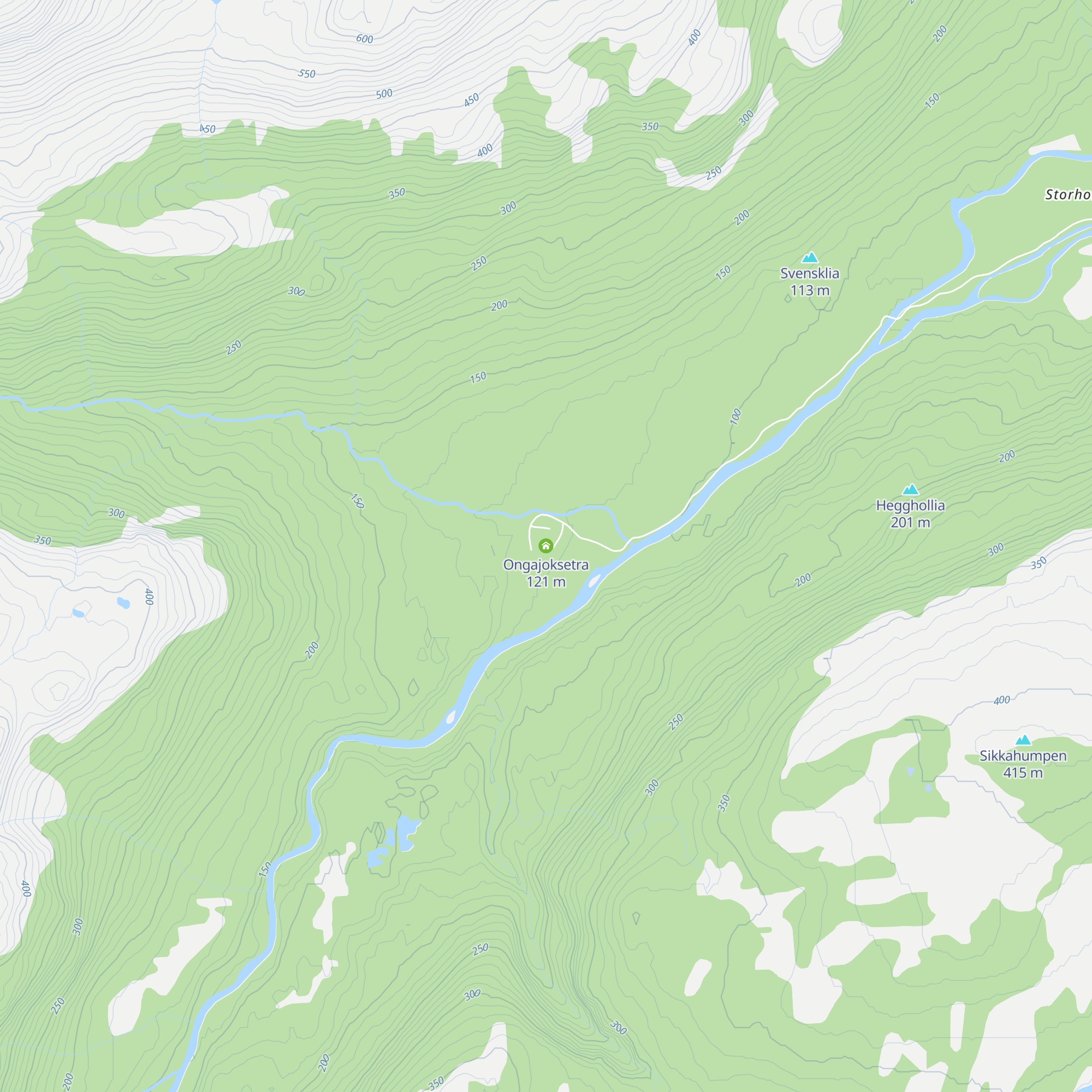 Ongajoksetra map