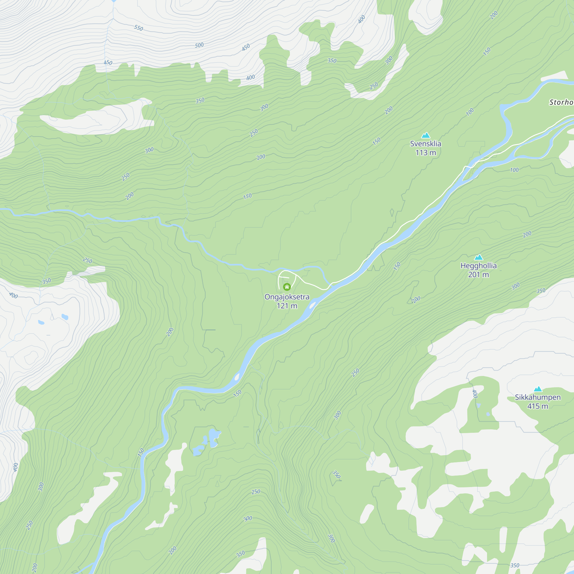 Ongajoksetra map