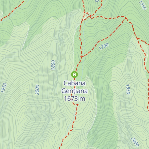 Map of Cabana Gențiana
