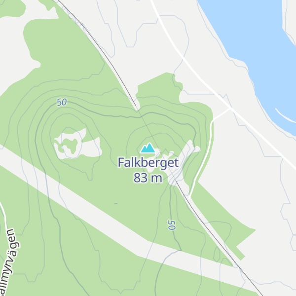Map of Falkberget