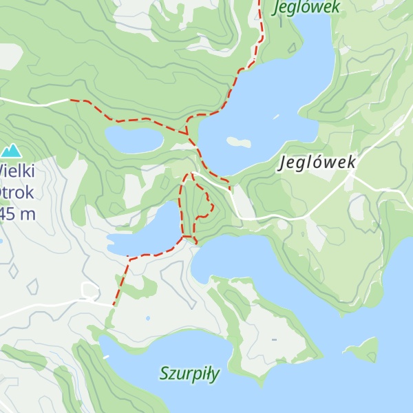 Map of Góra Zamkowa