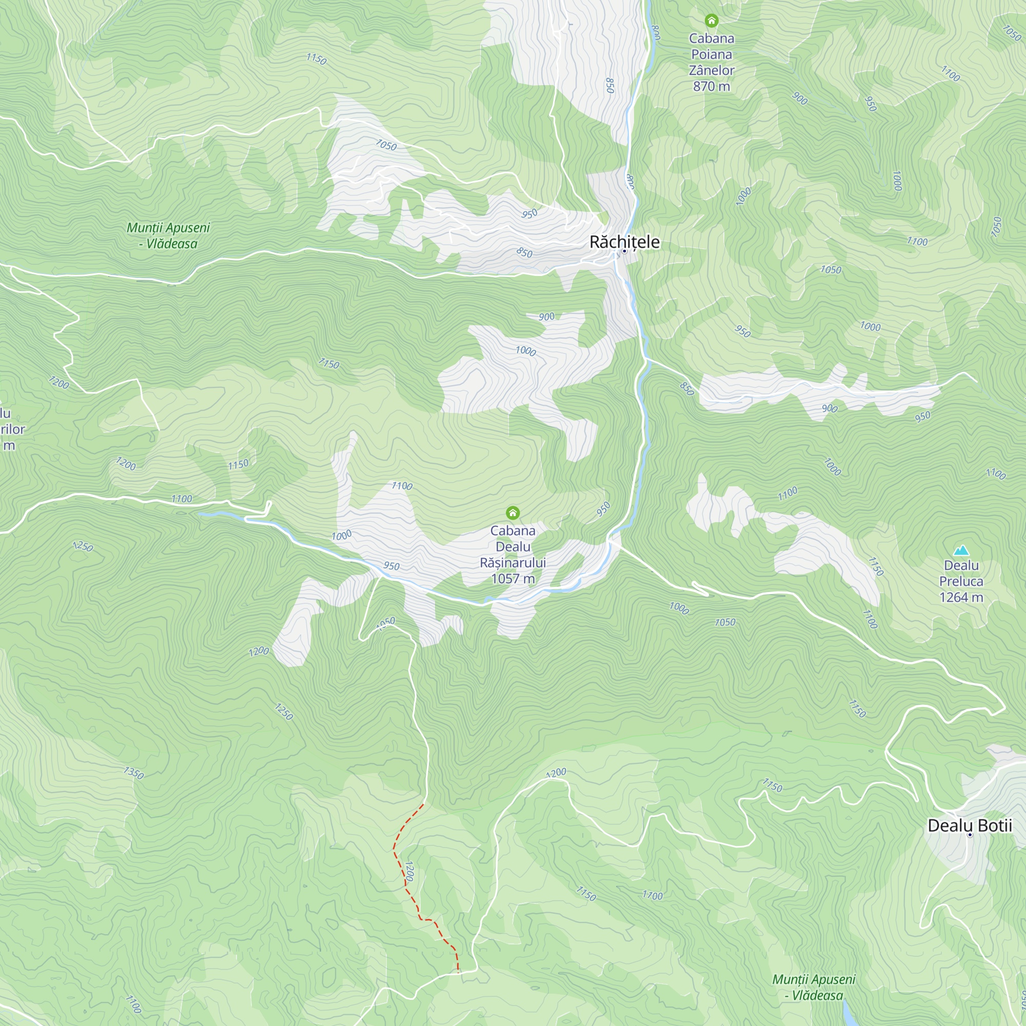 Cabana Dealu Rășinarului map