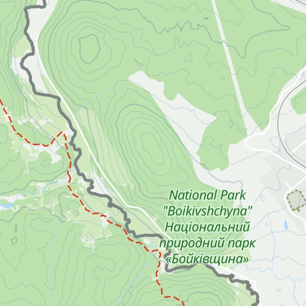 Map of Kychera Siankivska
