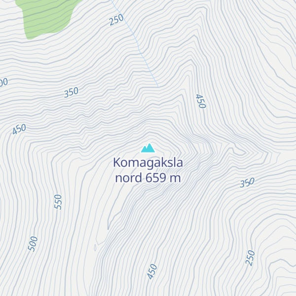 Map of Komagaksla nord