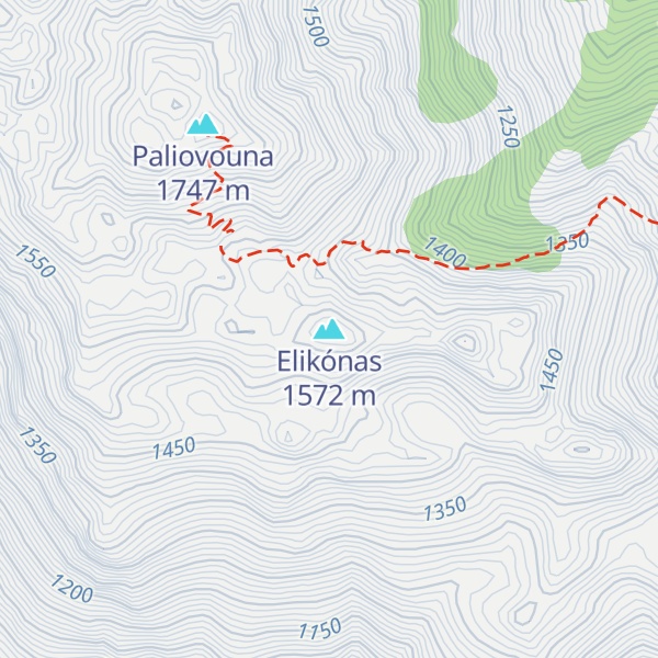 Map of Elikónas
