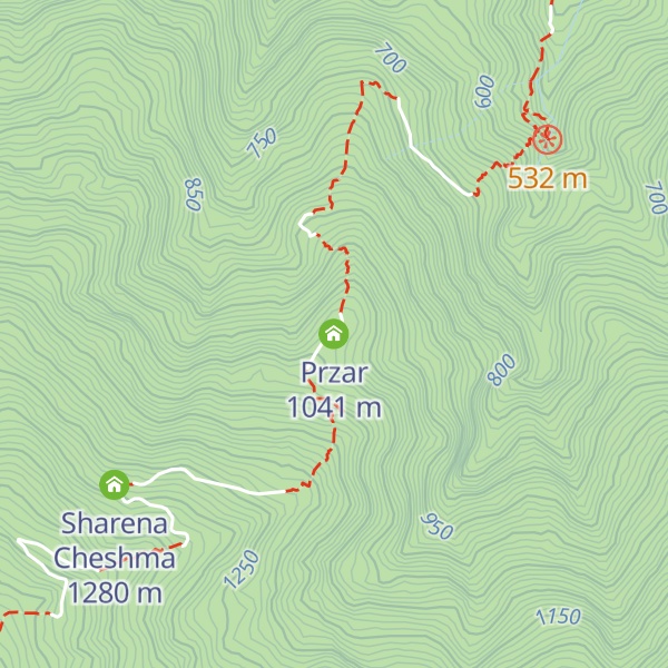 Map of Przar