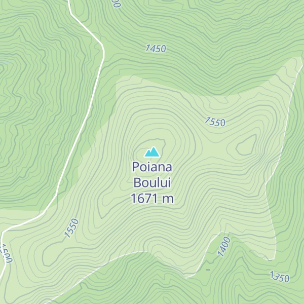 Map of Poiana Boului