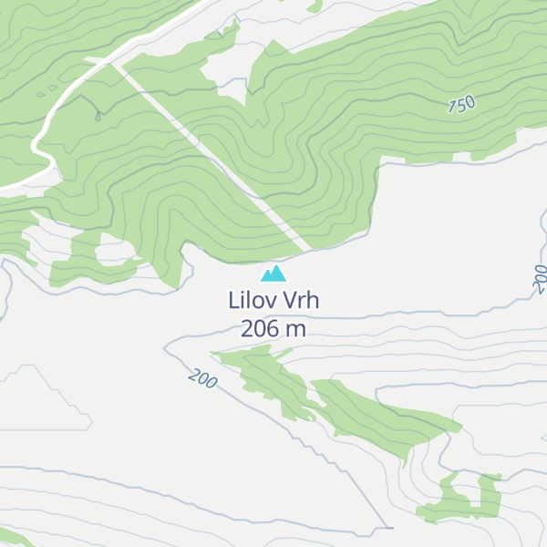 Map of Lilov Vrh
