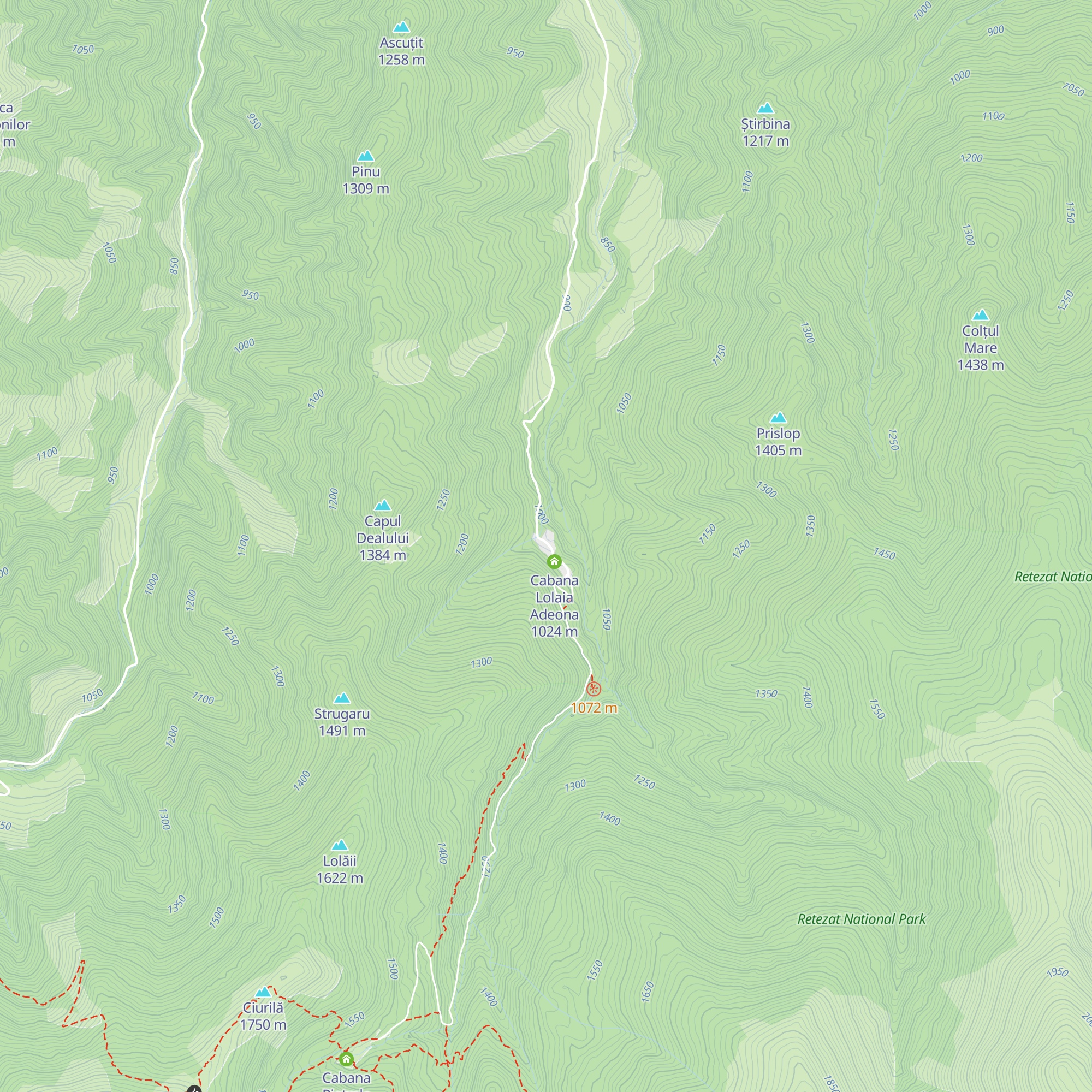 Cabana Codrin map
