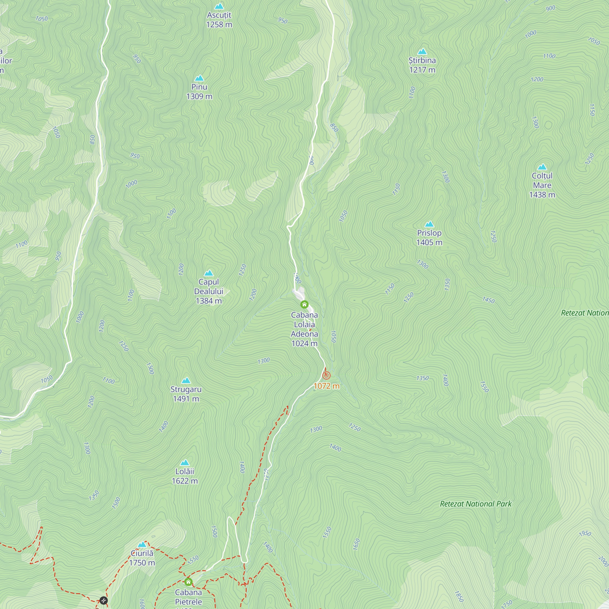 Cabana Lolaia Adeona map