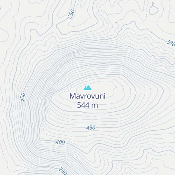 Map of Mavrovuni