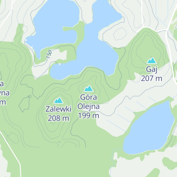 Map of Góra Olejna