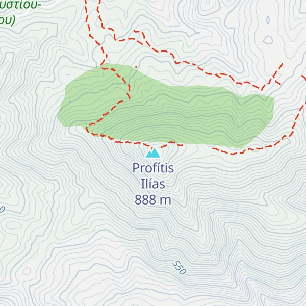 Map of Profítis Ilías