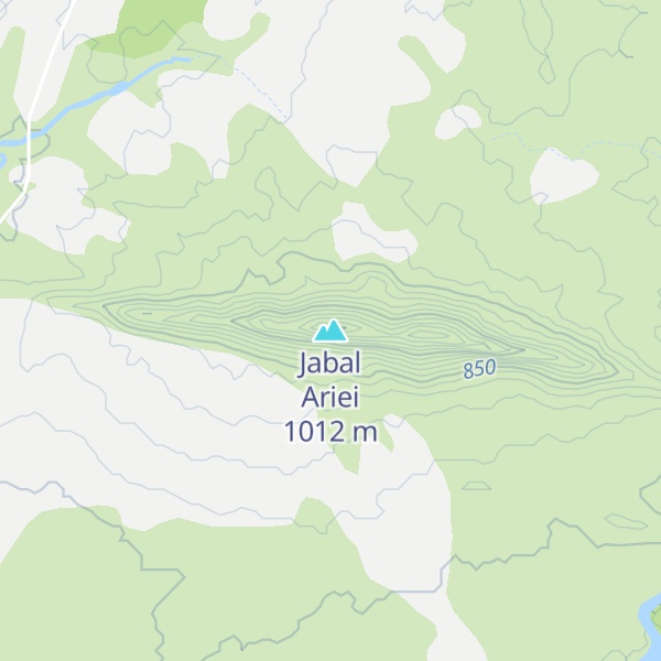 Map of Jabal Ariei