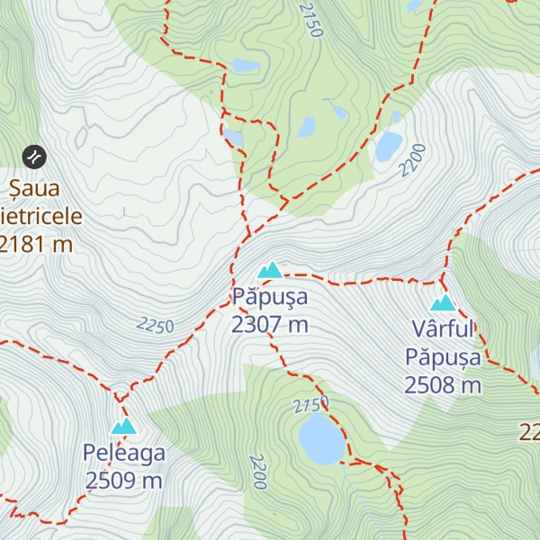 Map of Păpuşa