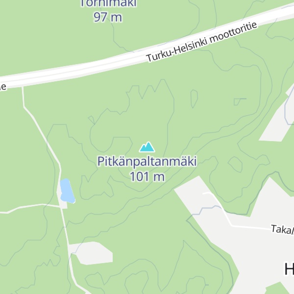 Map of Pitkänpaltanmäki