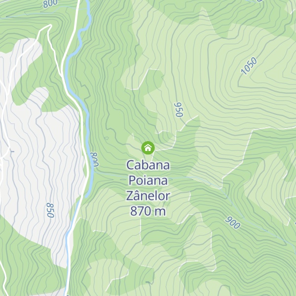 Map of Cabana Poiana Zânelor