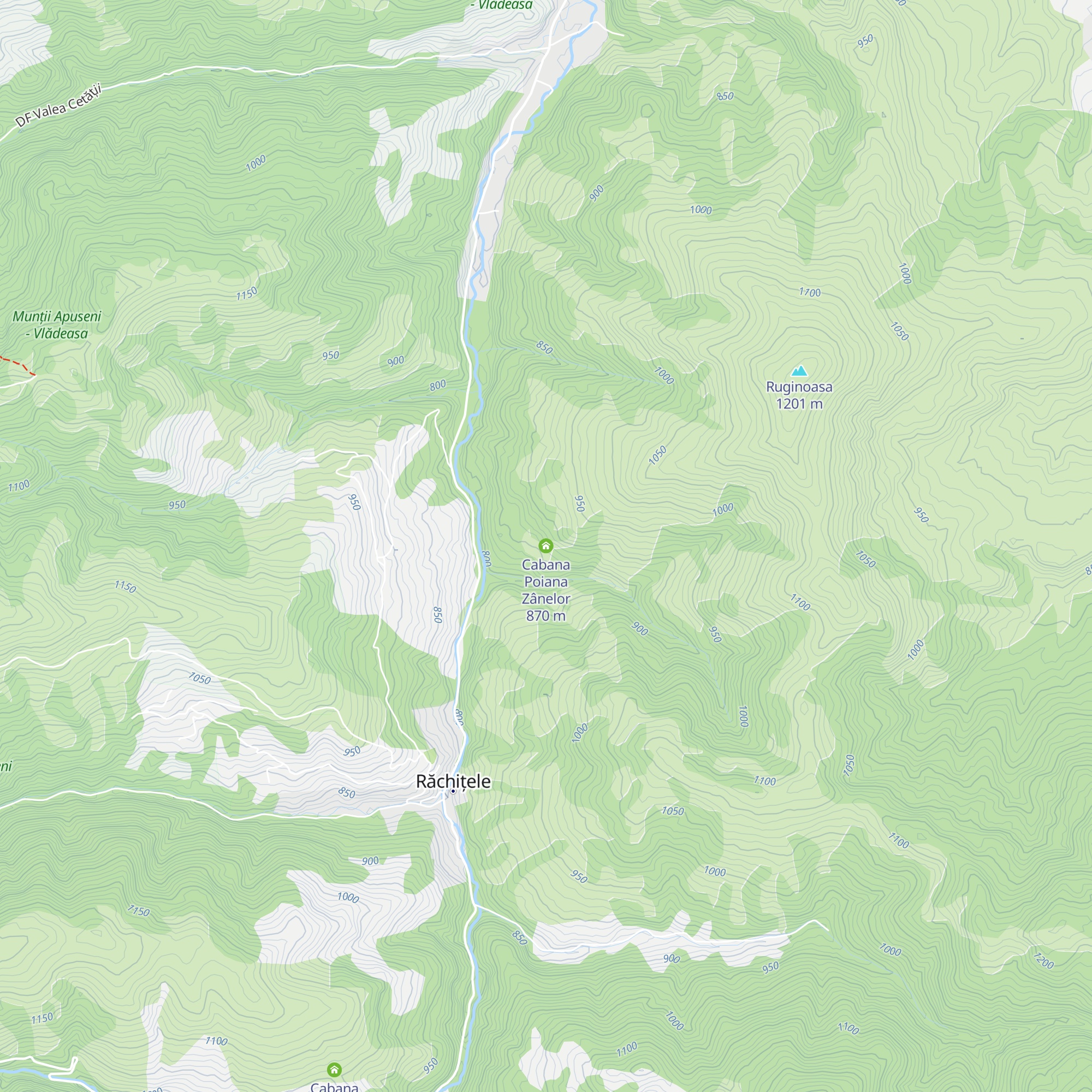 Cabana Poiana Zânelor map