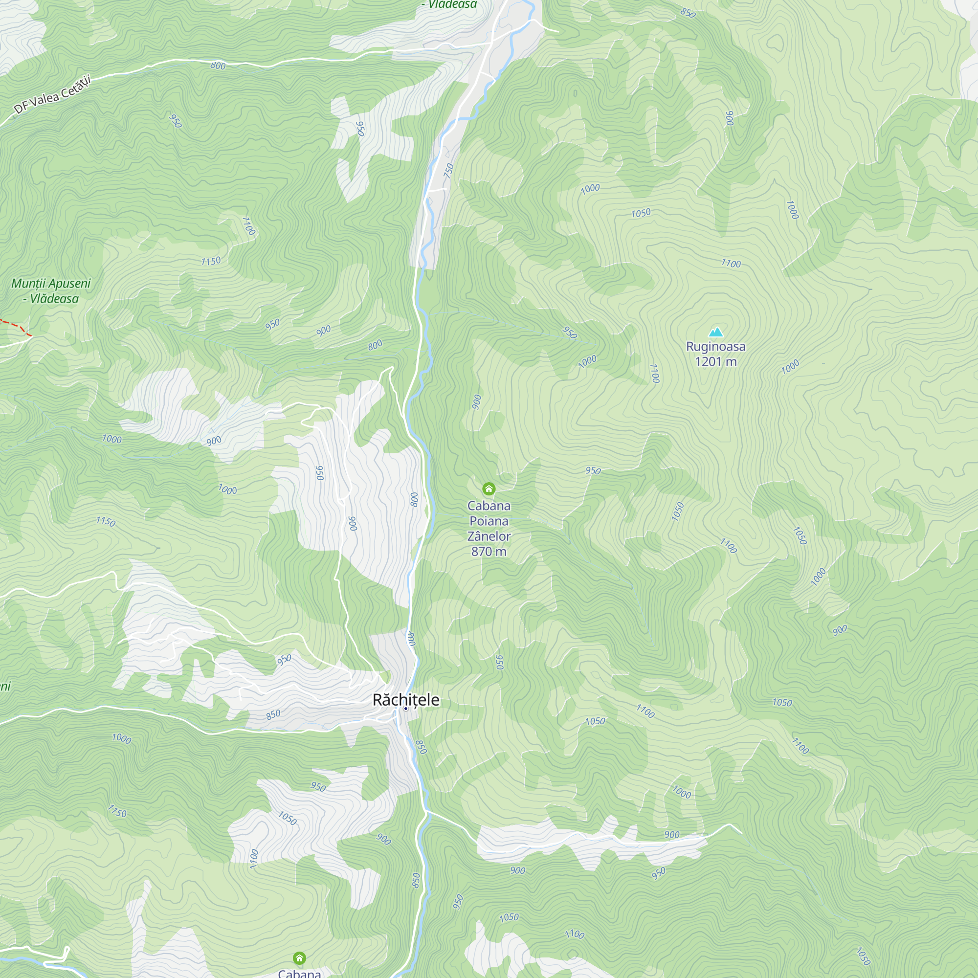 Cabana Poiana Zânelor map
