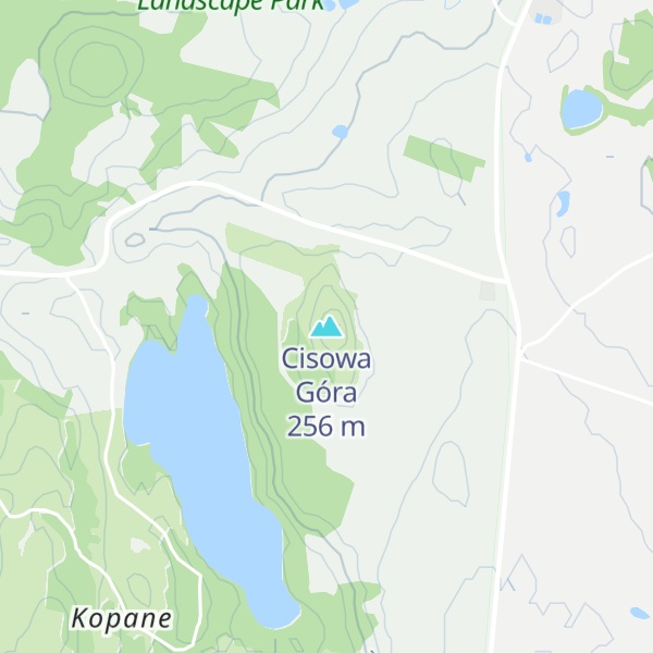 Map of Cisowa Góra