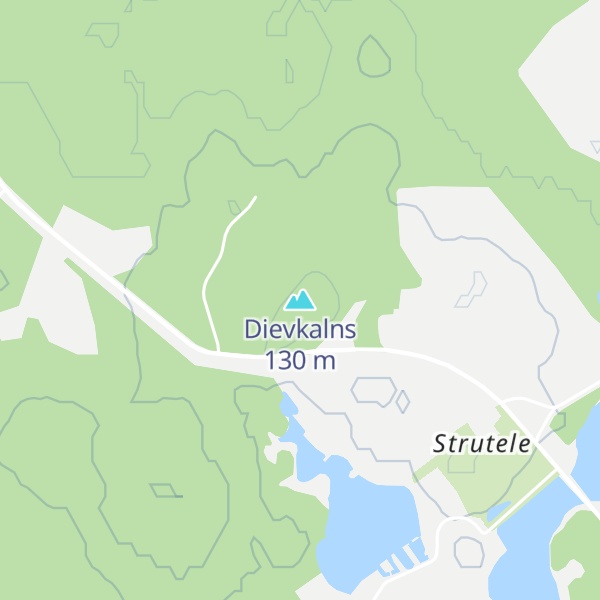 Map of Dievkalns