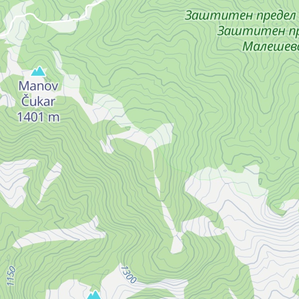 Map of Šumanova Čuka