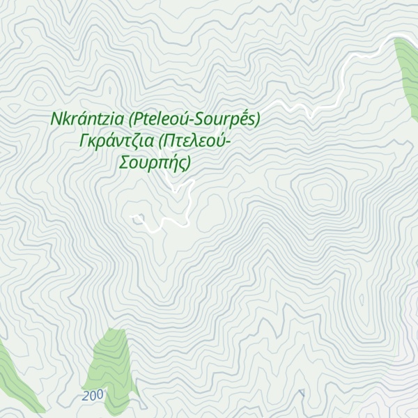 Map of Granitsás