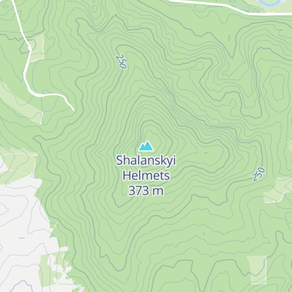 Map of Shalanskyi Helmets