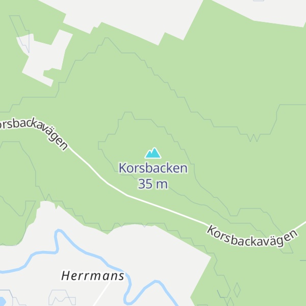 Map of Korsbacken
