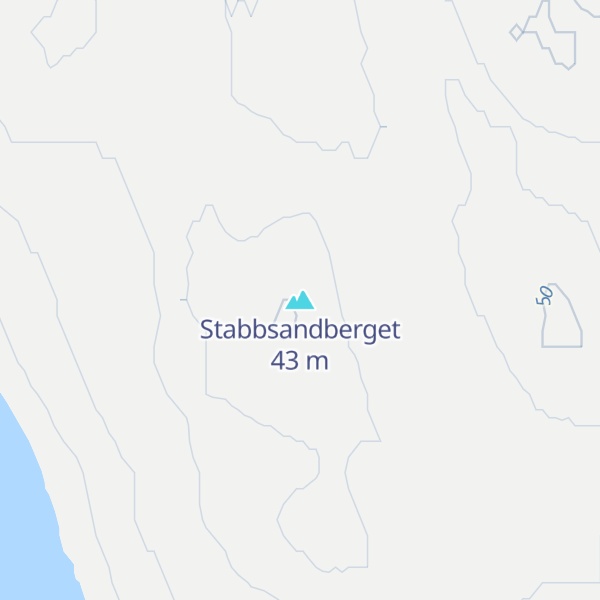 Map of Stabbsandberget