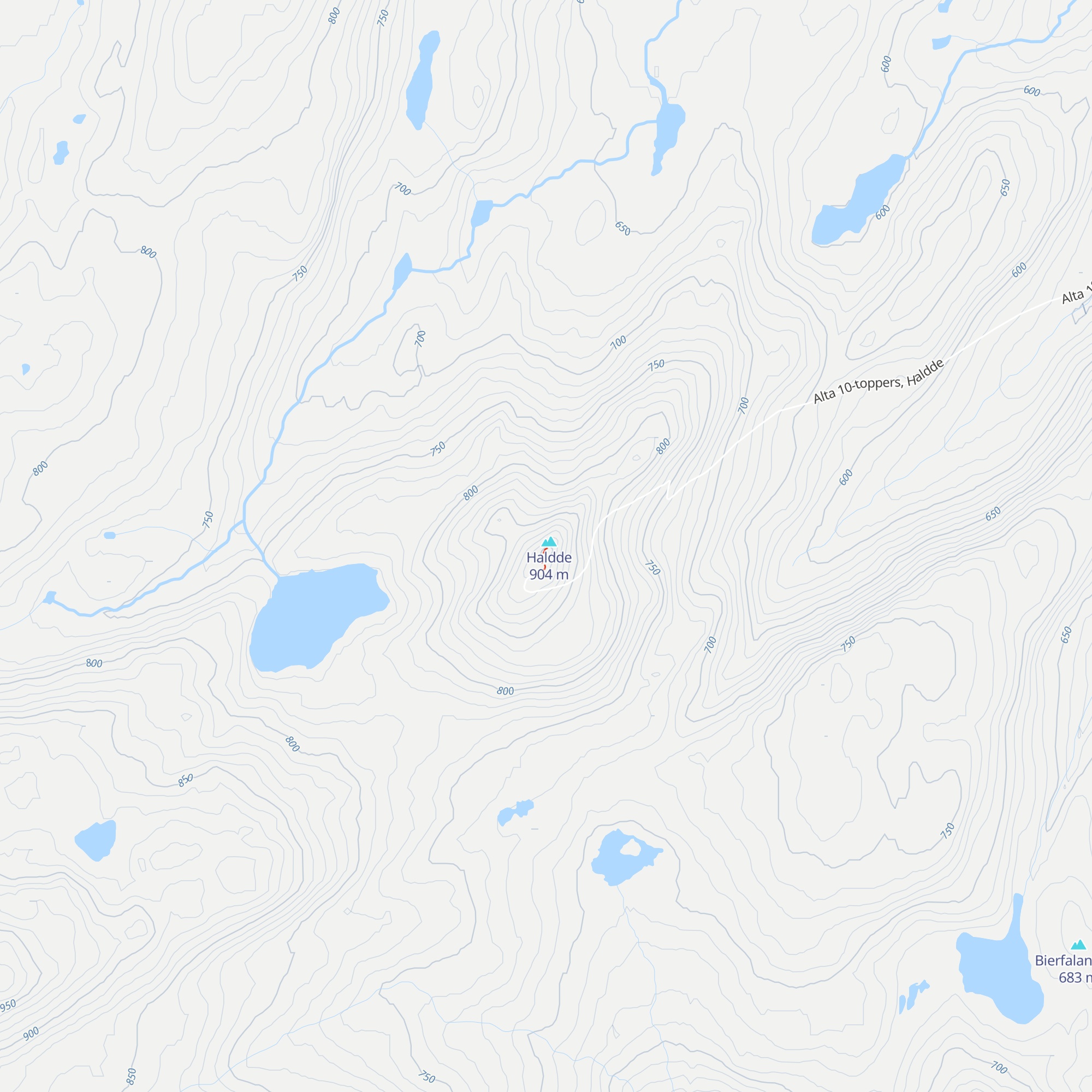Nordlysobservatoriet Halde map
