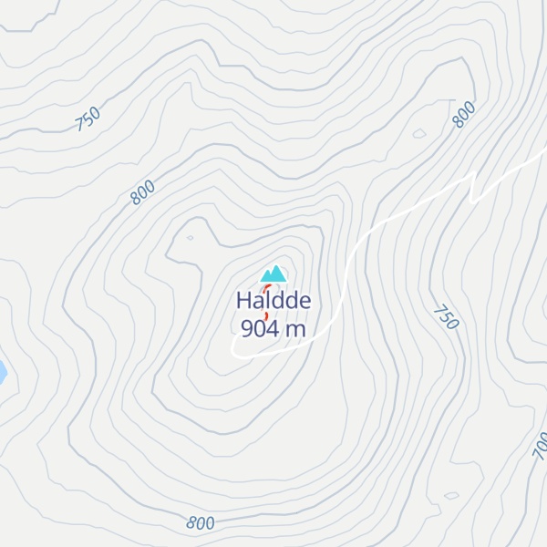 Map of Haldde