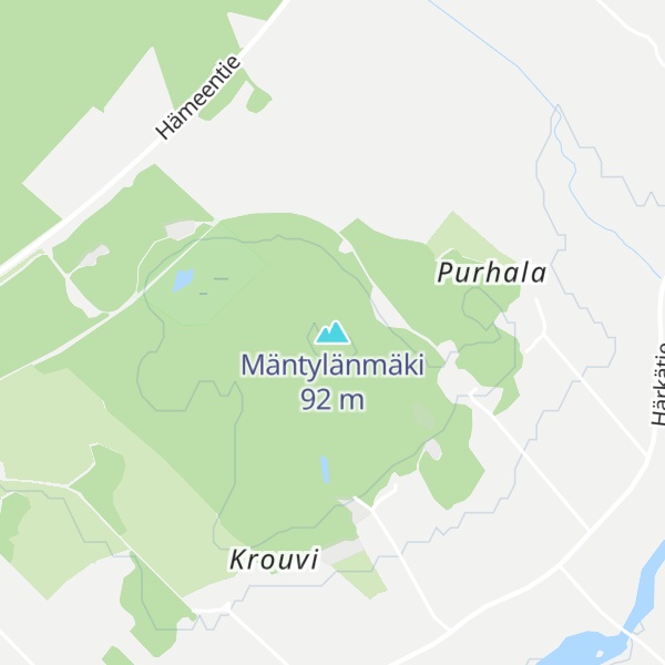Map of Mäntylänmäki