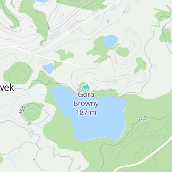 Map of Góra Browny