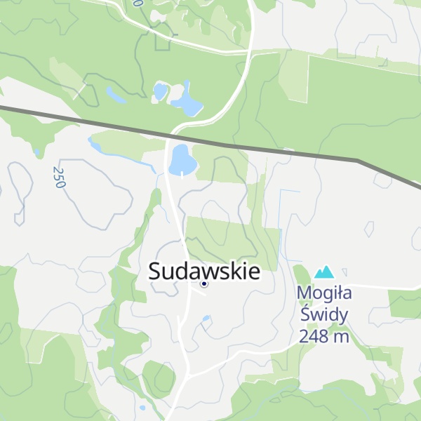 Map of Góra Sudawska