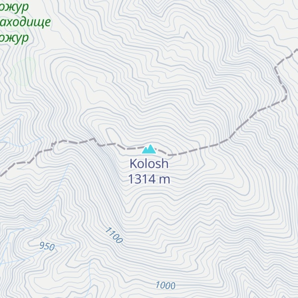 Map of Kolosh