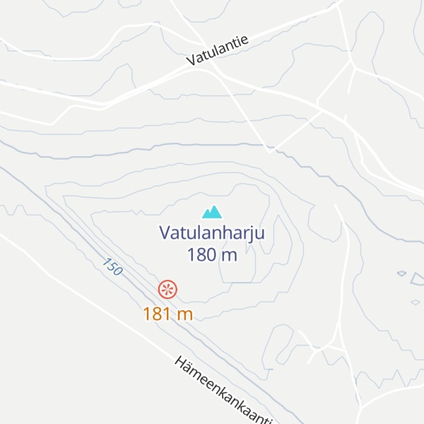 Map of Vatulanharju
